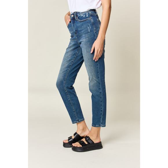 Judy Blue Tummy Control High Waist Slim Jeans - JB88776DK - Size 24W - Picture 3 of 6